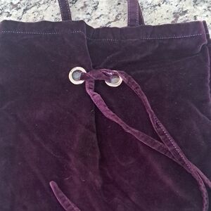 Marc Jacobs Purple Velvet Tote